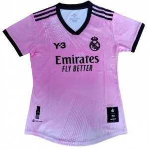 Camisa Feminina Real Madrid 2021 2022 Y-3 oficial Rosa